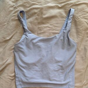 Old Navy Active Light Gray and Blue Tank